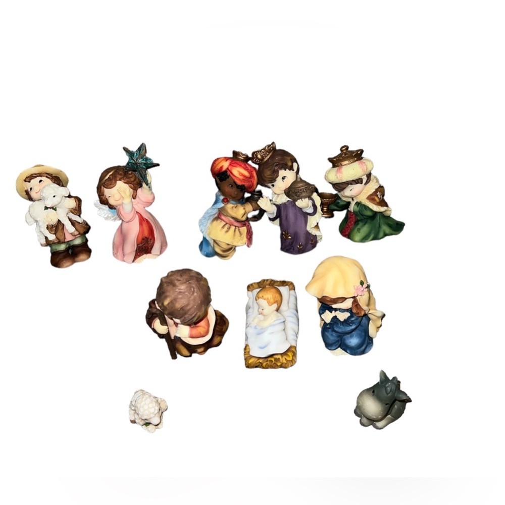 Vintage Rare O’well China Nativity Set